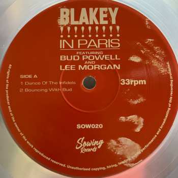 LP Art Blakey & The Jazz Messengers: !!!!!!!!! Blakey In Paris CLR | LTD