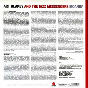 LP Art Blakey & The Jazz Messengers: Moanin' LTD | CLR