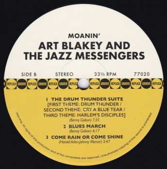 LP/CD Art Blakey & The Jazz Messengers: Moanin’