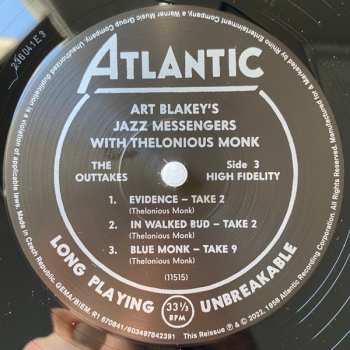 2LP Thelonious Monk: Art Blakey's Jazz Messengers With Thelonious Monk