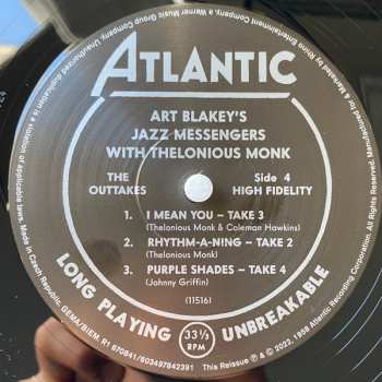 2LP Thelonious Monk: Art Blakey's Jazz Messengers With Thelonious Monk