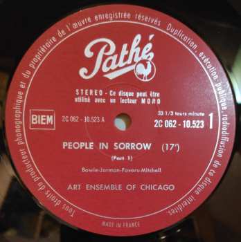 LP The Art Ensemble Of Chicago: People In Sorrow