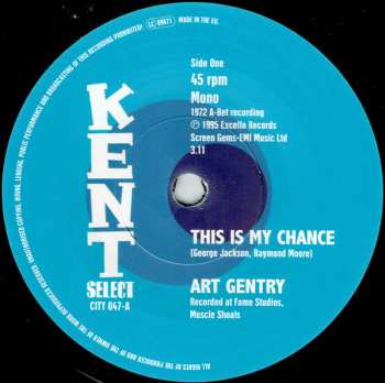 SP Art Gentry: This Is My Chance / Even If The Signs Are Wrong