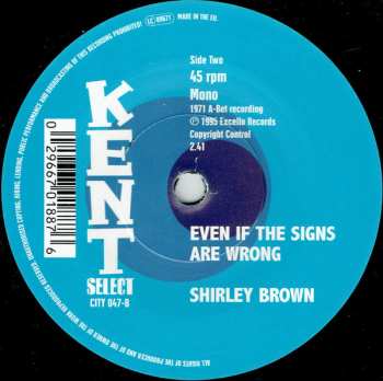 SP Art Gentry: This Is My Chance / Even If The Signs Are Wrong