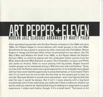 CD Art Pepper: Art Pepper + Eleven