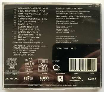 CD Art Pepper: Gettin' Together!