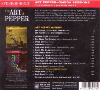 CD Art Pepper: The Art Of Pepper - Omega Sessions: The Complete Master Takes