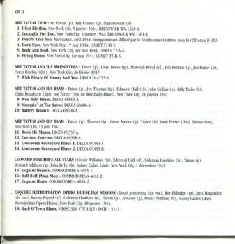 2CD Art Tatum: New York - Los Angeles 1933-1945