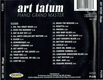 4CD/Dobozkészlet Art Tatum: Piano Grand Master
