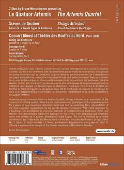 DVD Artemis Quartett: Scenes De Quatuor · Strings Attached / Beethoven · Verdi · Webern Recital