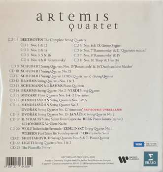 23CD/Dobozkészlet Artemis Quartett: The Complete Recordings 1996-2018