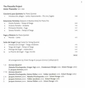 CD Artemis Quartett: The Piazzolla Project