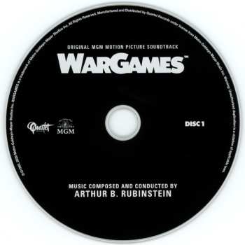 2CD Arthur B. Rubinstein: WarGames (Original MGM Motion Picture Soundtrack)