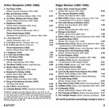 CD Arthur Benjamin: Songs