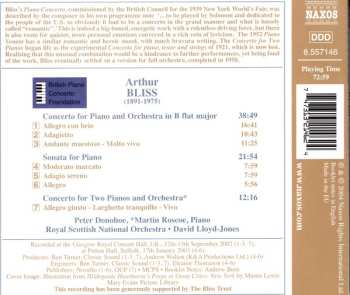 CD Peter Donohoe: Piano Concerto · Piano Sonata · Concerto For Two Pianos