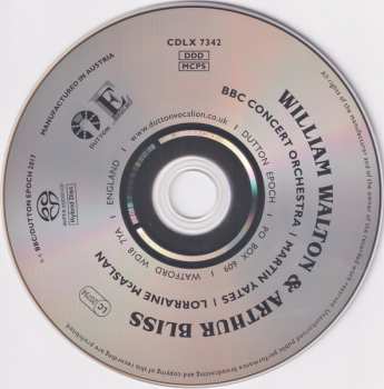 SACD Sir William Walton: Concerto For Violin And Orchestra / Concerto For Violin And Orchestra (Original Version)