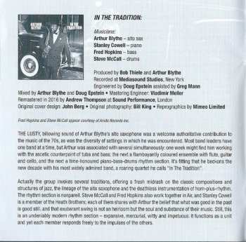 2CD Arthur Blythe: Four Arthur Blythe Albums On Two Discs - Lenox Avenue Breakdown / In The Tradition / Illusions / Blythe Spirit