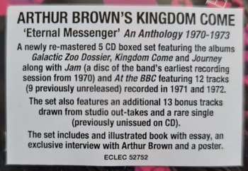 5CD/Dobozkészlet Arthur Brown's Kingdom Come: Eternal Messenger (An Anthology 1970-1973)