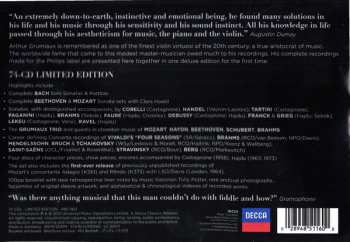 74CD/Dobozkészlet Arthur Grumiaux: Complete Philips Recordings LTD