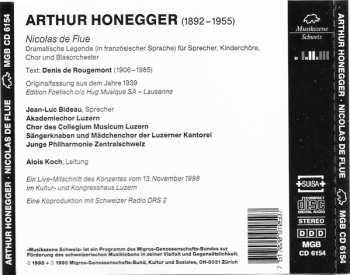 CD Arthur Honegger: Nicolas De Flue