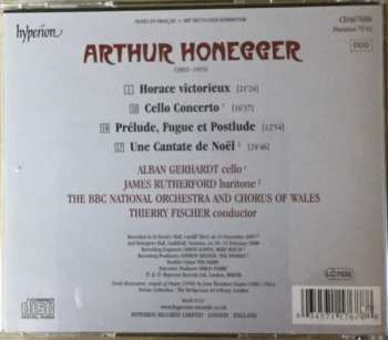 CD Arthur Honegger: Une Cantate De Noel; 'Amphion' Prelude, Fugue Et Postlude; Cello Concerto, Horace Victorieux