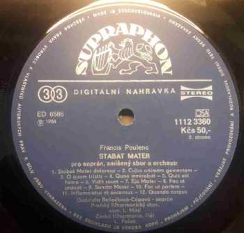 LP The Czech Philharmonic Orchestra: Une Cantate De Noël / Stabat Mater