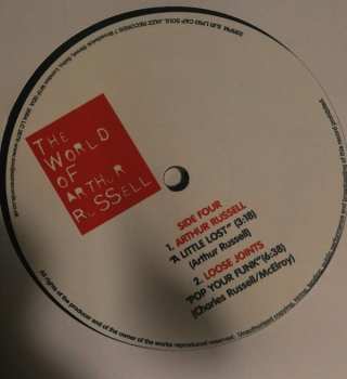 3LP Arthur Russell: The World Of Arthur Russell