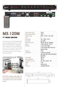 Audiotechnika ARTSOUND MX-120M