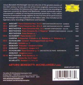 10CD/Dobozkészlet Arturo Benedetti Michelangeli: Complete Recordings On Deutsche Grammophon