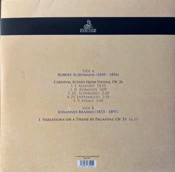 LP Robert Schumann: Carnival Scenes From Vienna, Op. 26 / Variations On A Theme By Paganini, Op. 35