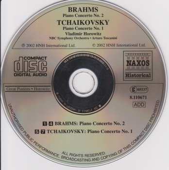 CD Pyotr Ilyich Tchaikovsky: Piano Concerto No. 2 - Piano Concerto No. 1