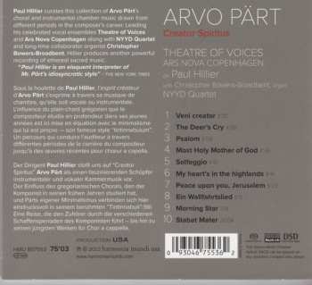SACD Arvo Pärt: Creator Spiritus