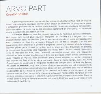 SACD Arvo Pärt: Creator Spiritus