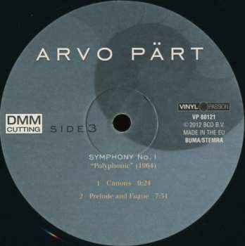 2LP Arvo Pärt: Tabula Rasa