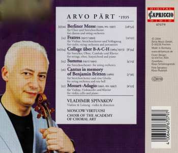 CD Arvo Pärt: Arvo Pärt