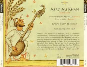 CD Ustad Asad Ali Khan: Ragas Purvi & Joyiga