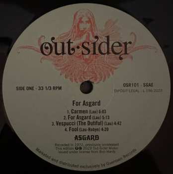 LP Asgard: For Asgard LTD