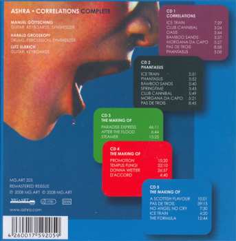 5CD/Dobozkészlet Ashra: Correlations Complete