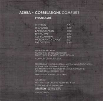 5CD/Dobozkészlet Ashra: Correlations Complete