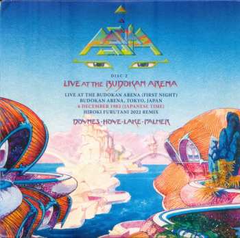 2LP/2CD/Dobozkészlet/Blu-ray Asia: Live At The Budokan Arena Tokyo, Japan 1983 DLX | LTD | CLR