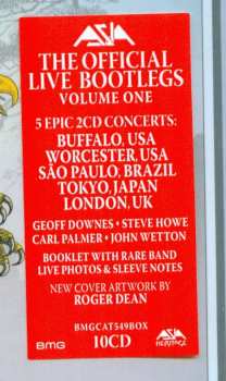 10CD/Dobozkészlet Asia: The Official Live Bootlegs Volume 1