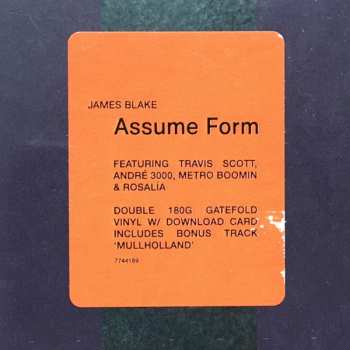 2LP James Blake: Assume Form