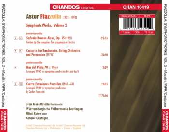 CD Astor Piazzolla: Piazzolla Vol. 2 (Sinfonía Buenos Aires / Mar Del Plata 70 / Cuatro Estaciones Porteñas / Concerto For Bandoneón, String Orchestra And Percussion)