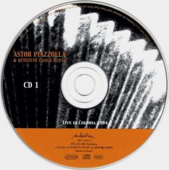 2CD Astor Piazzolla Y Su Quinteto Tango Nuevo: Live In Colonia, 1984