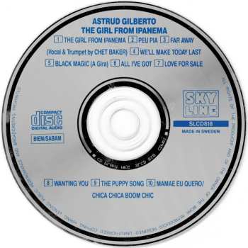 CD Astrud Gilberto: The Girl From Ipanema