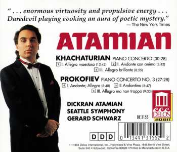 CD Sergei Prokofiev: Piano Concerto / Piano Concerto No. 3
