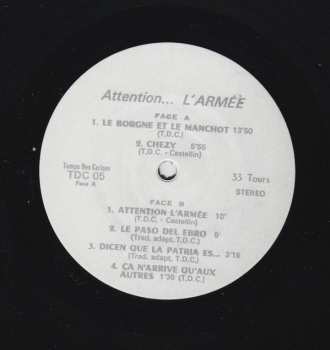 LP ATARPOP 73: Attention L'Armée LTD