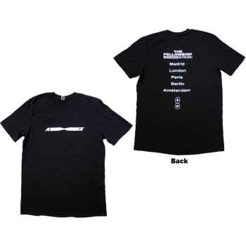 Merch Ateez: Ateez Unisex T-shirt: Fellowship Tour Euro Logo (back Print & Ex-tour) (small) S