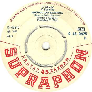 SP Atlantis: Nechoď Do Kláštera / You Don't Love Me Any More