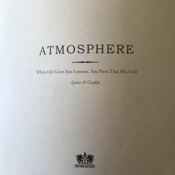 2LP Atmosphere: When Life Gives You Lemons, You Paint That Shit Gold CLR
